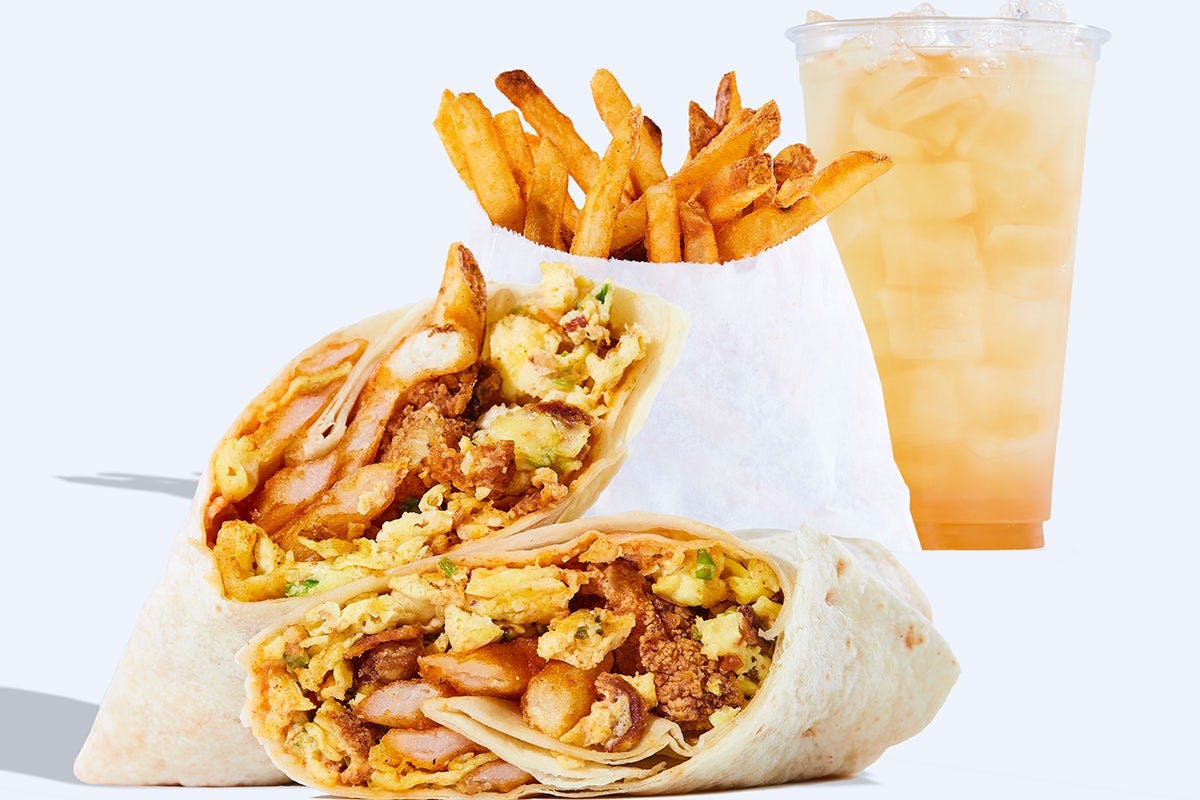 Breakfast Burrito Meal from Daddy's Chicken Shack - Houston Heights in Houston, TX