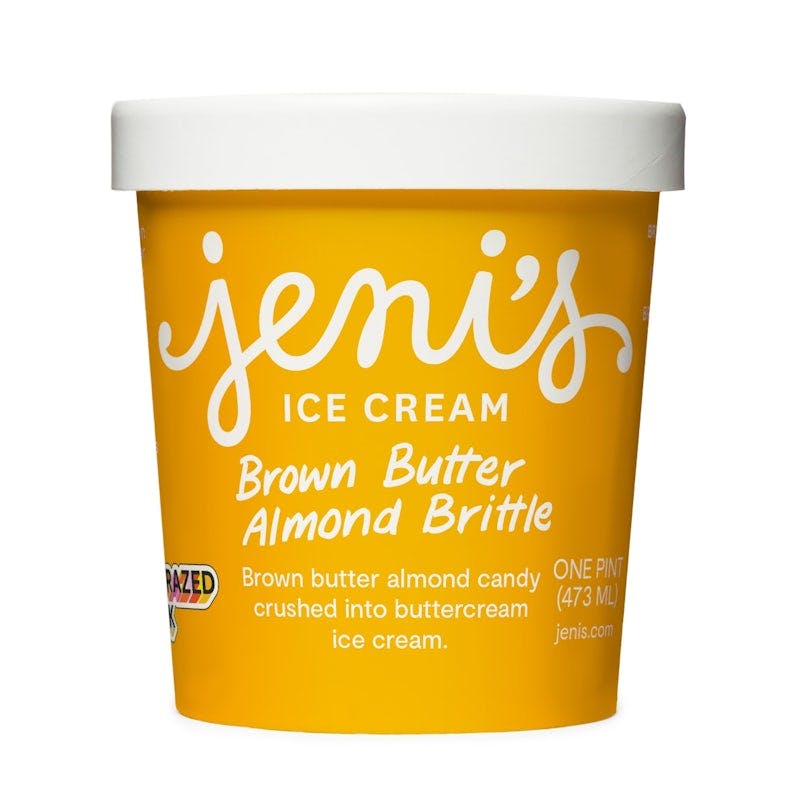 Brown Butter Almond Brittle Ice Cream Pint from Jeni's Splendid Ice Creams - Orlando Ave in Winter Park, FL