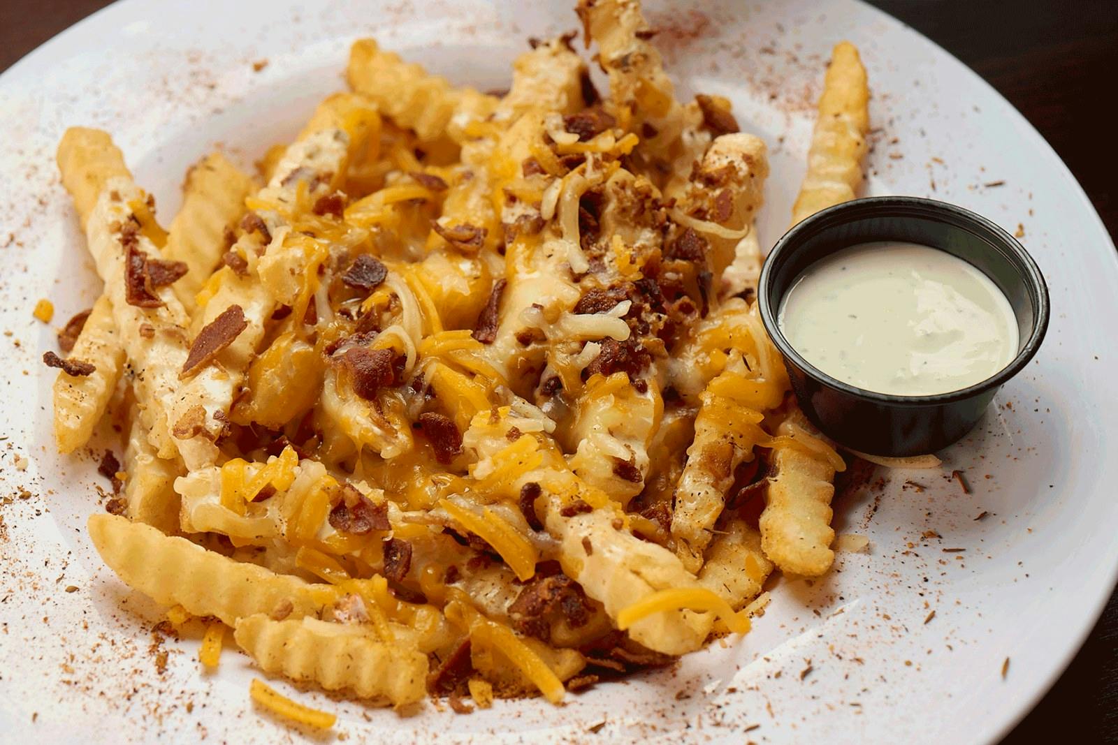 Ultimate Cheese Fries from Jefferson's Restaurant in Brentwood, TN