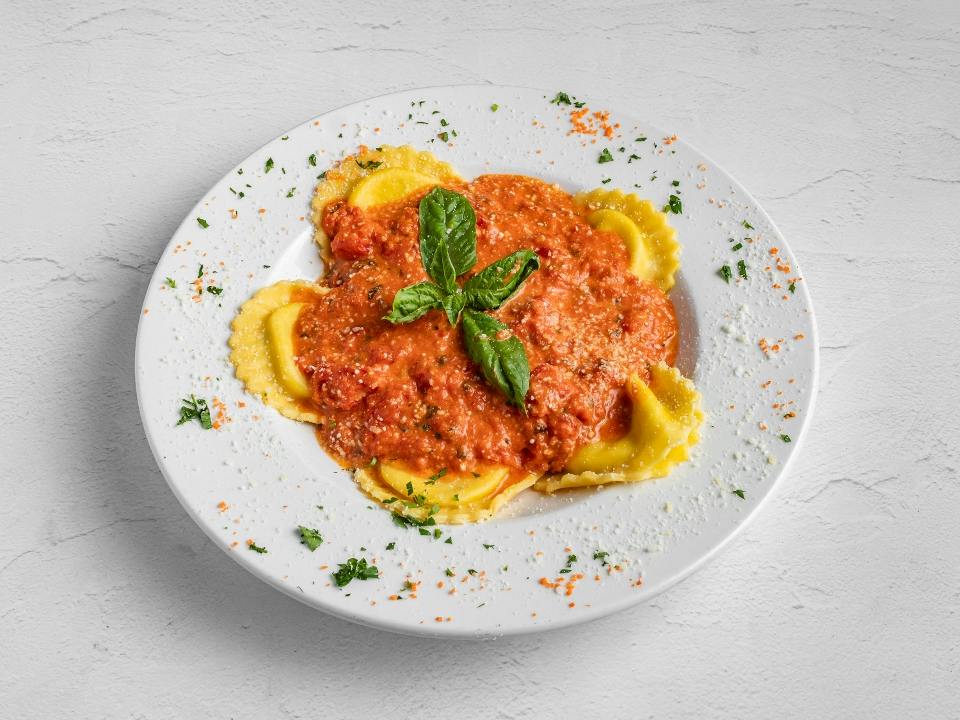 Ravioli 4 Brothers Sauce from 4 Brothers Italian Restaurant & Pizzeria in Delray Beach, FL
