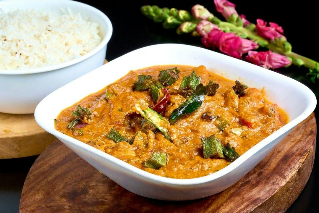 Bhindi Dopiaza from Rock N Grill Indian Authentic Cuisine & Bar in Round Rock, TX