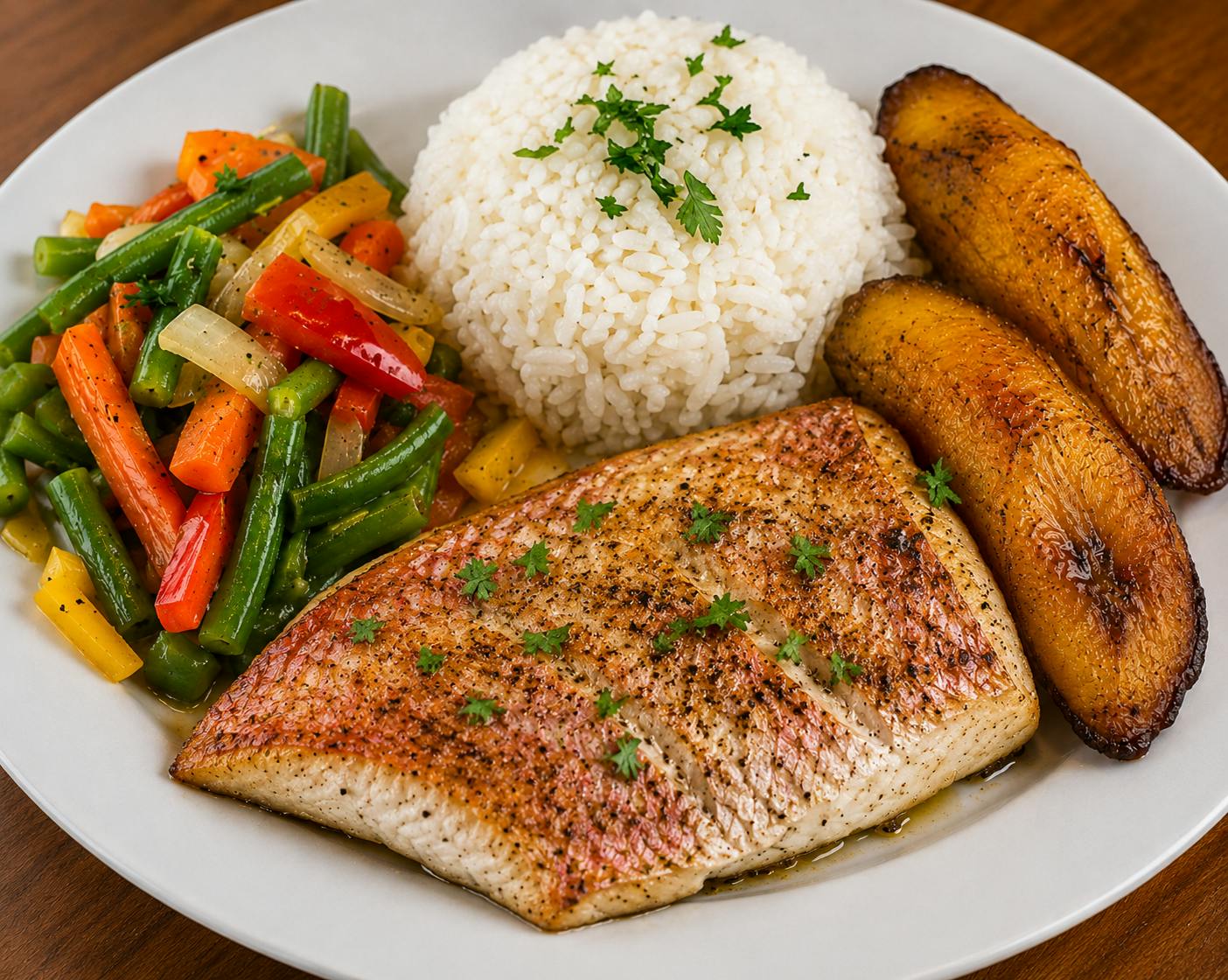 Fillet Snapper Plate from C'est Bon Caribbean Creole Cuisine in Baytown, TX