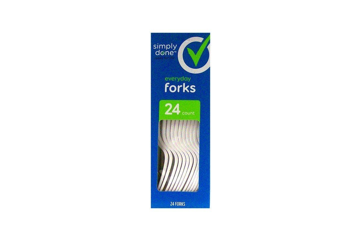 Simply Done Everyday Plastic Forks, 24CT from Kwik Trip - La Crosse Abbey Rd in Onalaska, WI