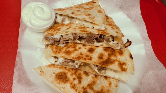 Lengua Quesadilla from Tacos La Calle - Beach Blvd in Buena Park, CA