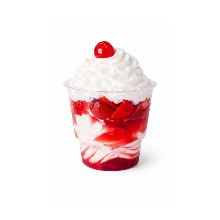 Strawberry Sundae from Tom's Drive In in Appleton, WI