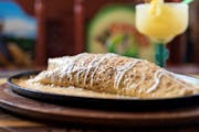 Parrillada Burrito from Los Jaripeos in Oshkosh, WI
