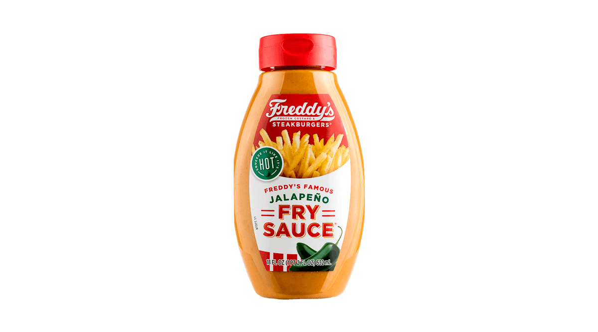 Freddy's Famous Jalape?o Fry Sauce? from Freddy's Frozen Custard and Steakburgers - SW Wanamaker Rd in Topeka, KS