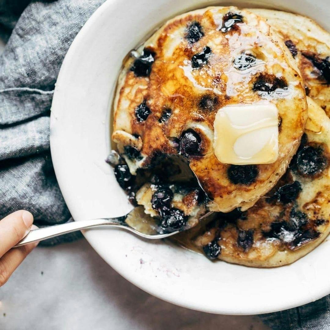 Blueberry Pancakes from Silly Serrano Mexican Restaurant in Eau Claire, WI