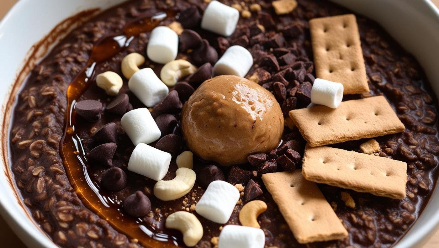 Campfire S'mores Oatmeal from Wild Roots in Schofield, WI