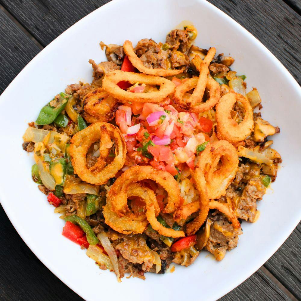 Philly Bowl from Holidays Pub & Grill in Appleton, WI