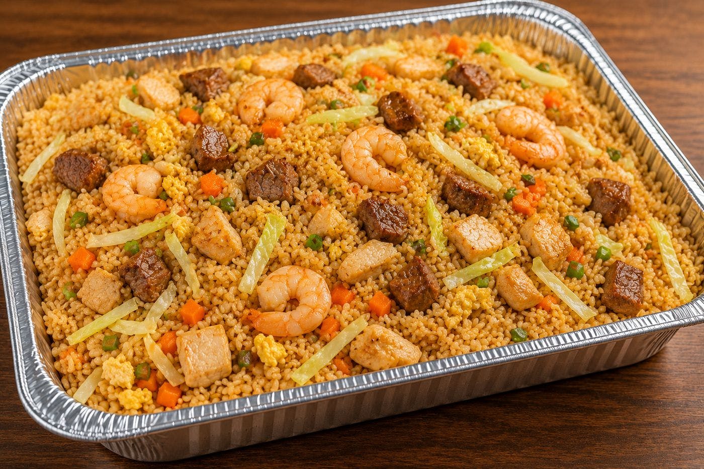 Steak Fried Rice (5LB Half Pan) from General Tso's Restaurant & Catering - Dunwoody in Dunwoody, GA