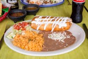 Chimichanga from Taqueria Guadalajara in Madison, WI