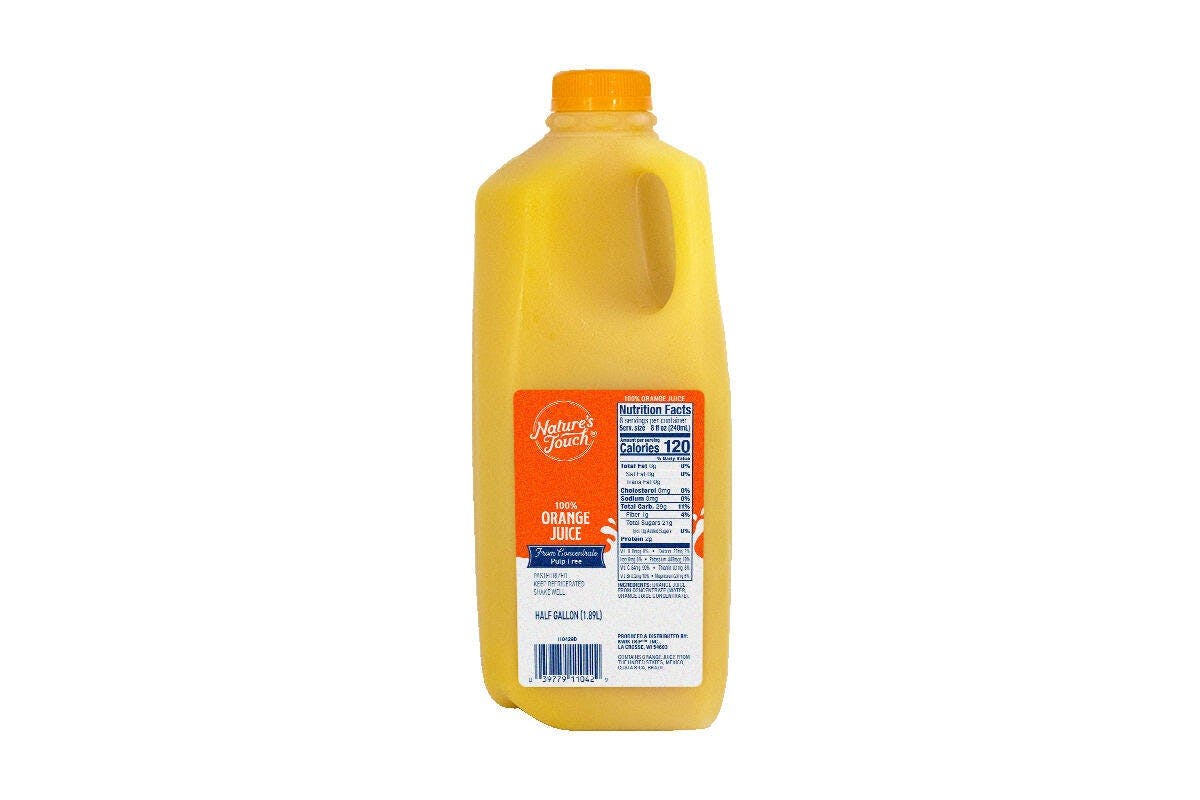 Nature's Touch Orange Juice, 1/2 Gallon from Kwik Trip - 28th St in Kenosha, WI