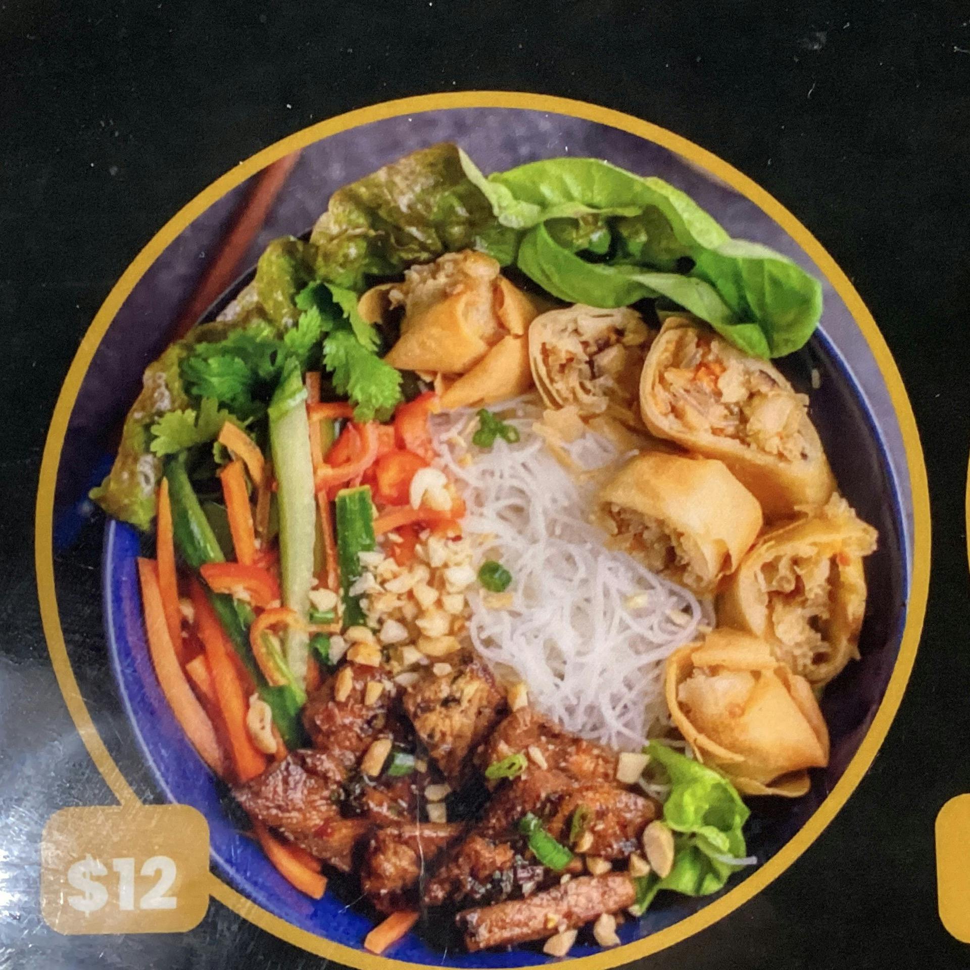 Vietnamese Chicken Noodles Salad from Sweet Haus in La Crosse, WI