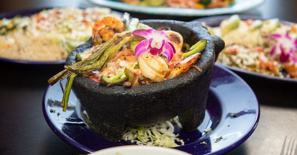 Molcajete from Sangria's Mexican Grill in Appleton, WI