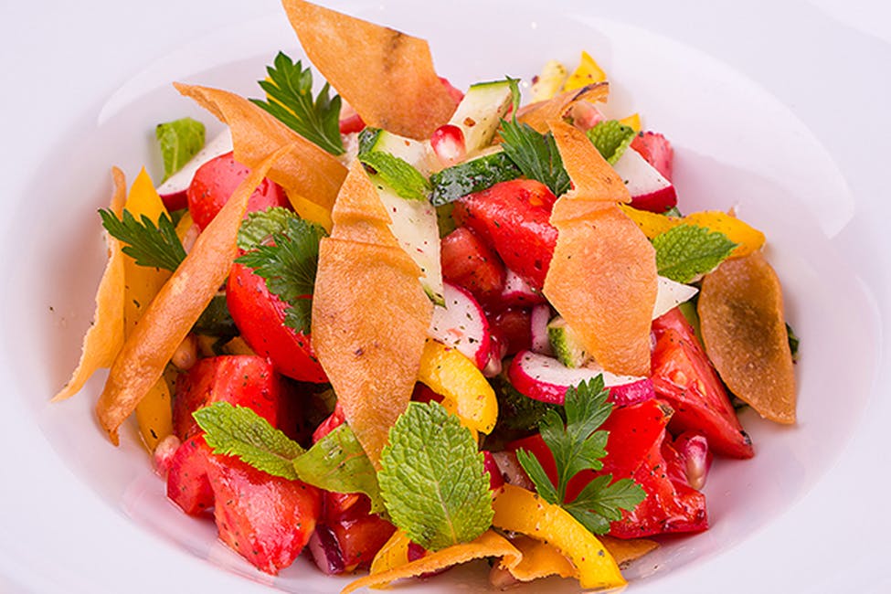 Fattoush Salad from Mezze #1 in Conroe, TX