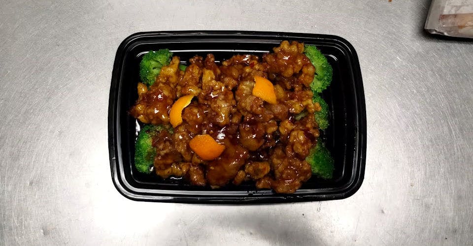 PA35. Steak with Orange Peels from Pan-Asian Chinese Restaurant in Madison, WI