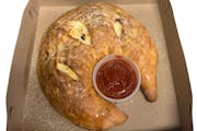 Calzone from Canyon Pizza in State College, PA
