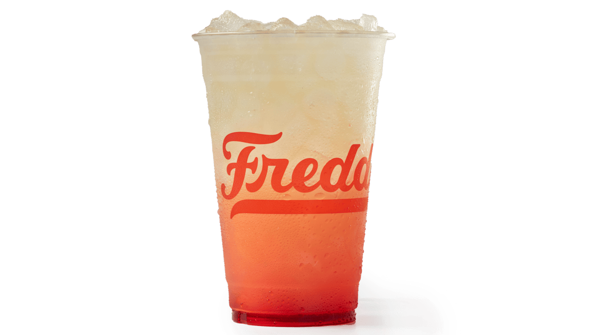Strawberry Sunset Lemonade from Freddy's Frozen Custard and Steakburgers - SW Gage Blvd in Topeka, KS