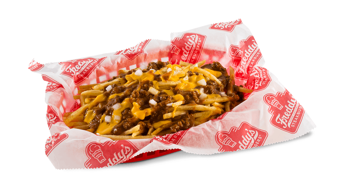 Chili Cheese Fries from Freddy's Frozen Custard & Steakburgers - Sunset Blvd in West Columbia, SC