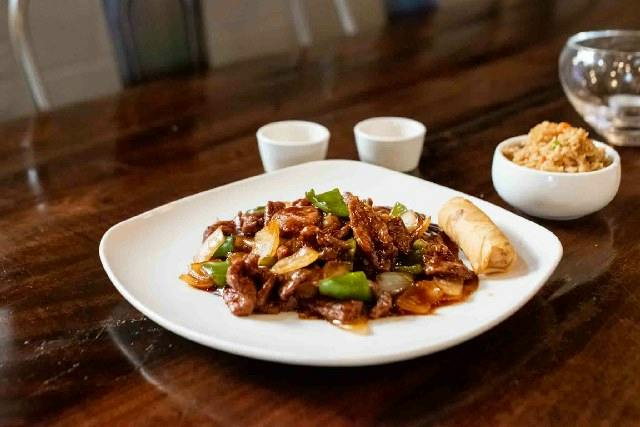 Pepper Steak from Evergreen Restaurant in Ann Arbor, MI