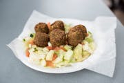 Falafel Sandwich from Gyro Palace - Walker's Point in Milwaukee, WI