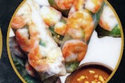 Spring rolls from Sweet Haus in La Crosse, WI