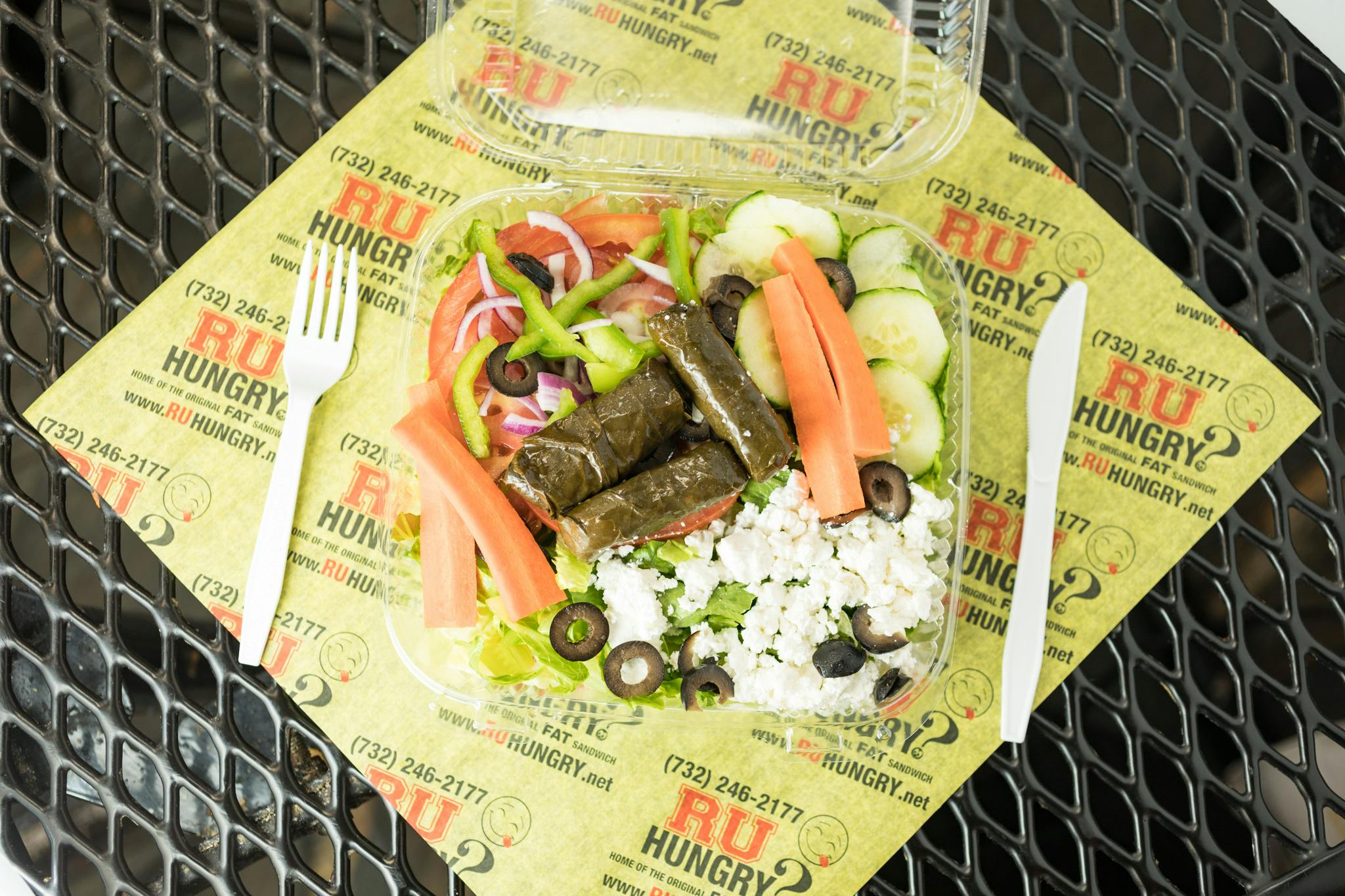 Greek Salad from R U Hungry in New Brunswick, NJ
