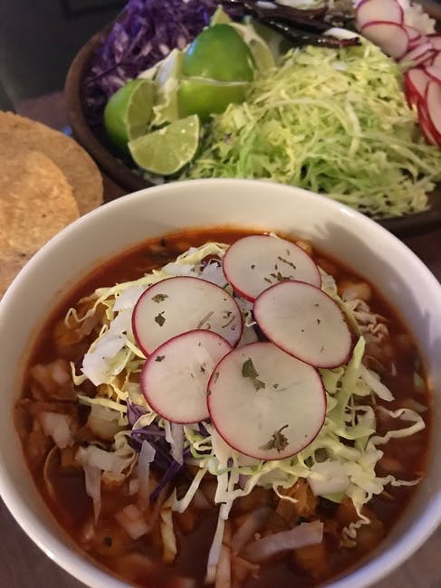 Pozole 32 ounces from Cena Vegan - Whittier Brewing in Whittier, CA