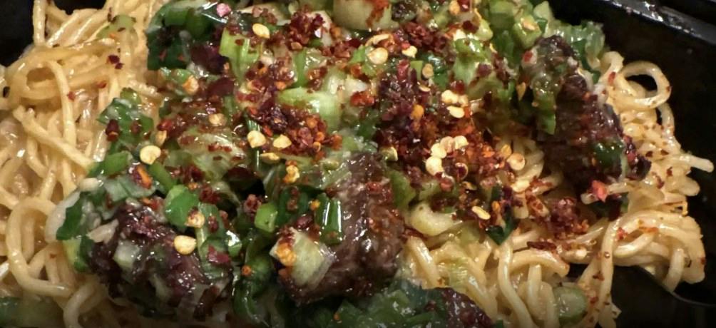 Ribeye Garlic Noodles (V) from Lemongrass Asian Fusion in Wausau, WI
