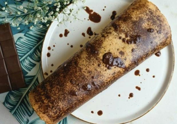 Chocolate Dosa from Rock N Grill Indian Authentic Cuisine & Bar in Round Rock, TX