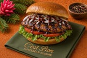Jerk Chicken Sandwich from C'est Bon Caribbean Creole Cuisine in Baytown, TX