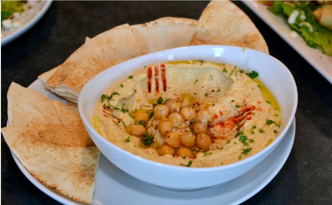 Hummus from Flames Mediterranean Bar and Grill in Melbourne, FL