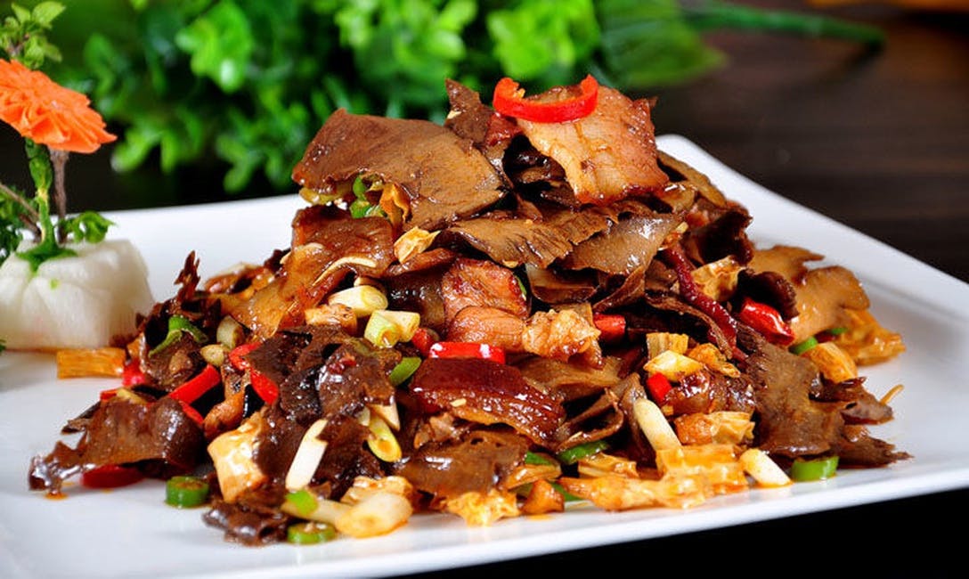 ????? Stir Fried Pork Belly with Smoked Bamboo from DJ Kitchen in Philadelphia, PA