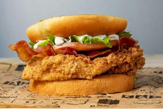 Chicken BLT from Wayback Burgers - Riverside Dr. in Irving, TX