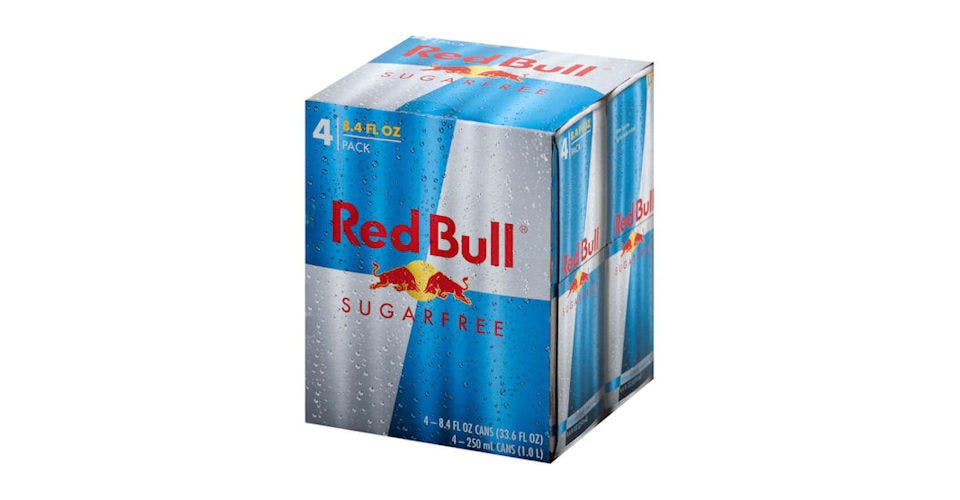 Red Bull Sugar Free 4 Pack (8.4 oz) from Casey's General Store: Asbury Rd in Dubuque, IA