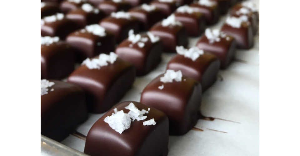 Sea Salt Caramels (Box of 5) from Madison Chocolate Company in Madison, WI
