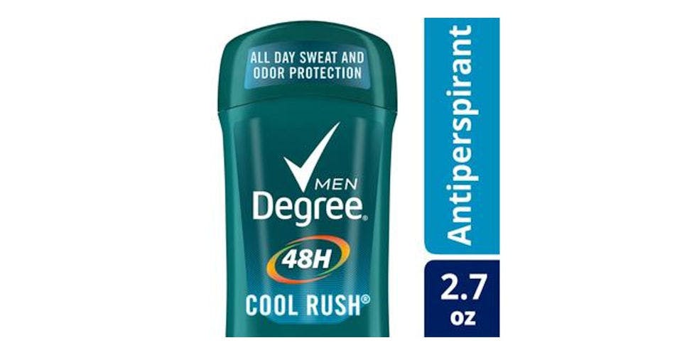 Degree Men Cool Rush 48 Hour Protection Antiperspirant Deodorant Stick (2.7 oz) from CVS - W Forest Home Ave in Milwaukee, WI