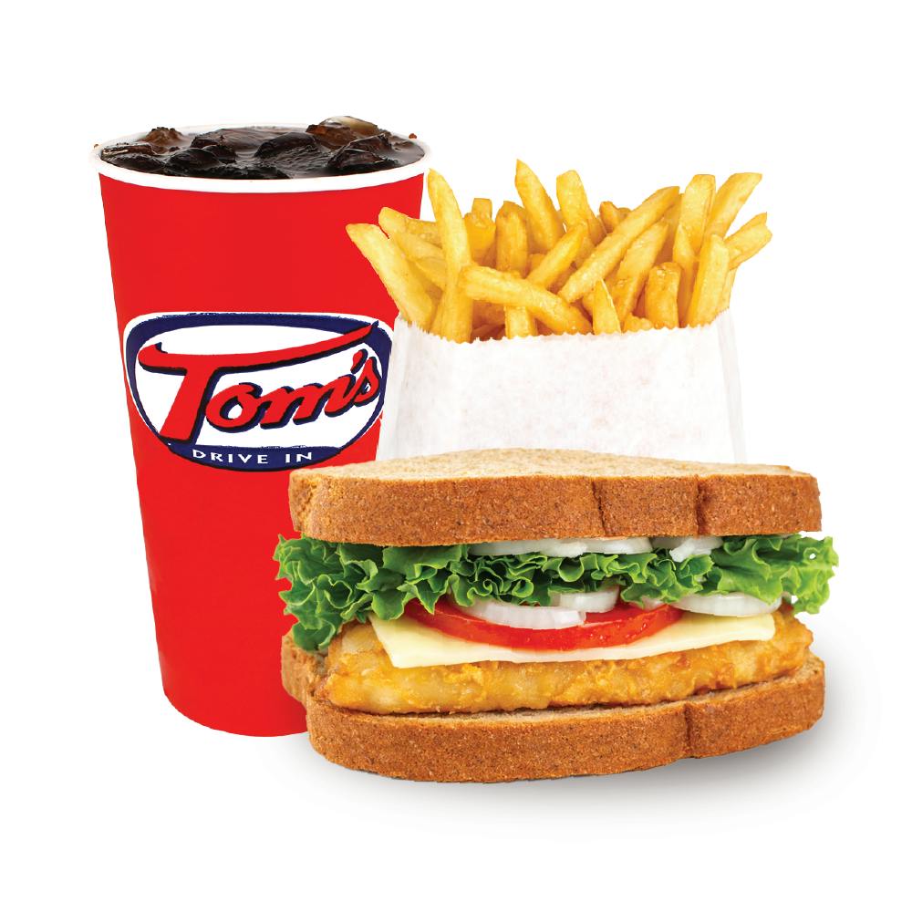 #19 Haddockwich Deluxe Combo from Tom's Drive In in Appleton, WI