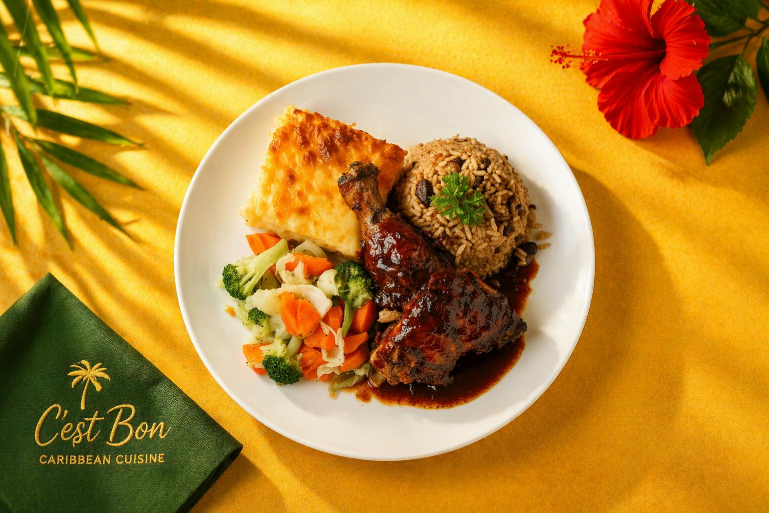 Jerk Chicken from C'est Bon Caribbean Creole Cuisine in Baytown, TX