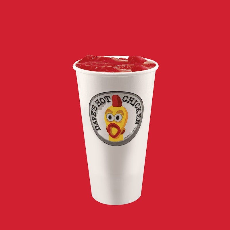 Strawberry Top-Loaded Fruity Shake from Dave's Hot Chicken - W Wisconsin Ave in Appleton, WI