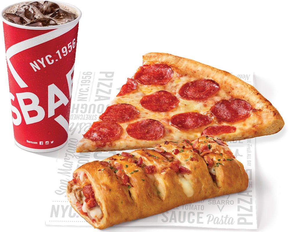 1 Slice + 1 Individual Stromboli + 1 Drink from Sbarro - Palisades Center Dr in West Nyack, NY