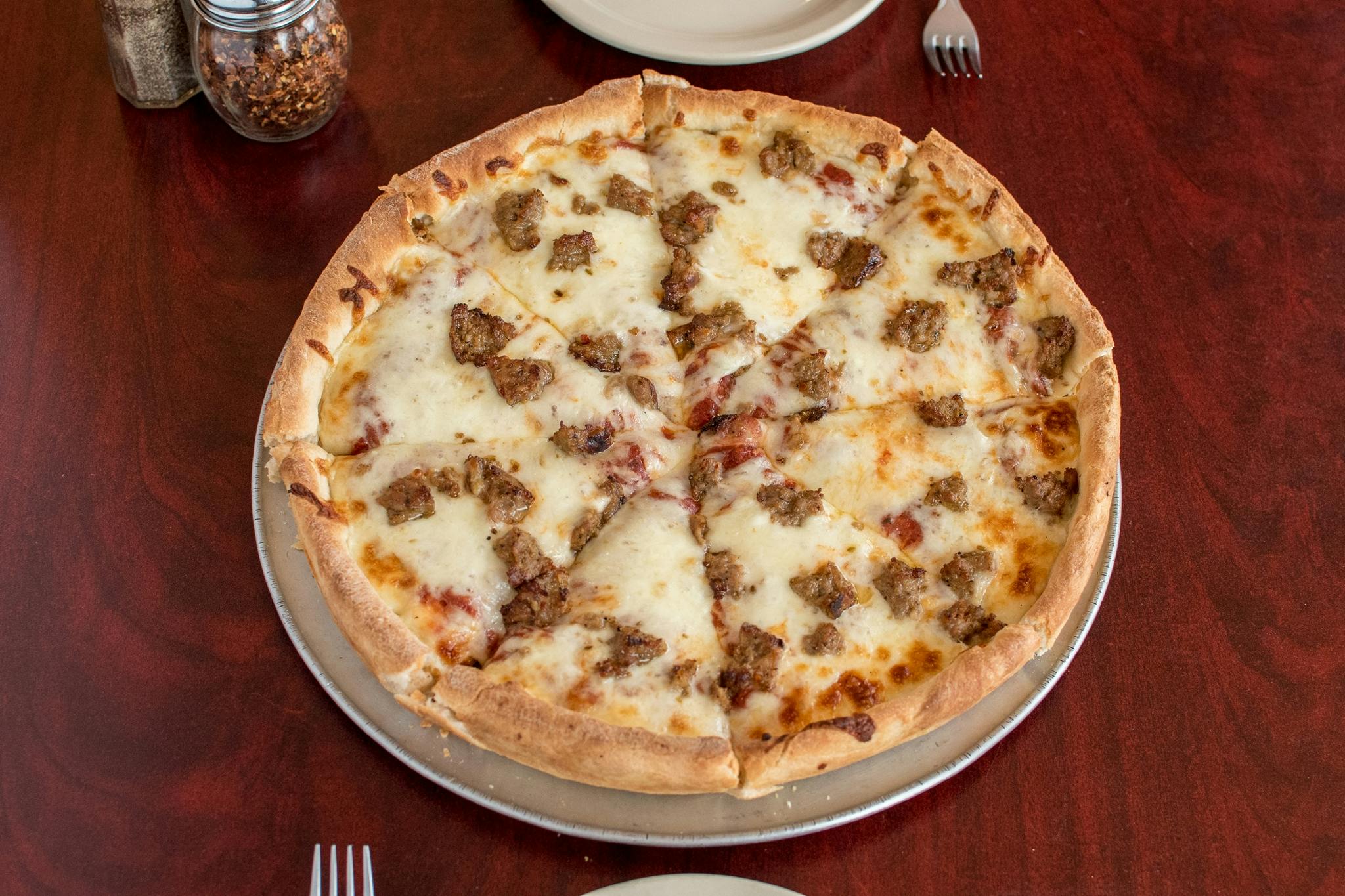 Deep Dish Cheese Pizza from Falbo Bros. Pizzeria - Monona in Monona, WI
