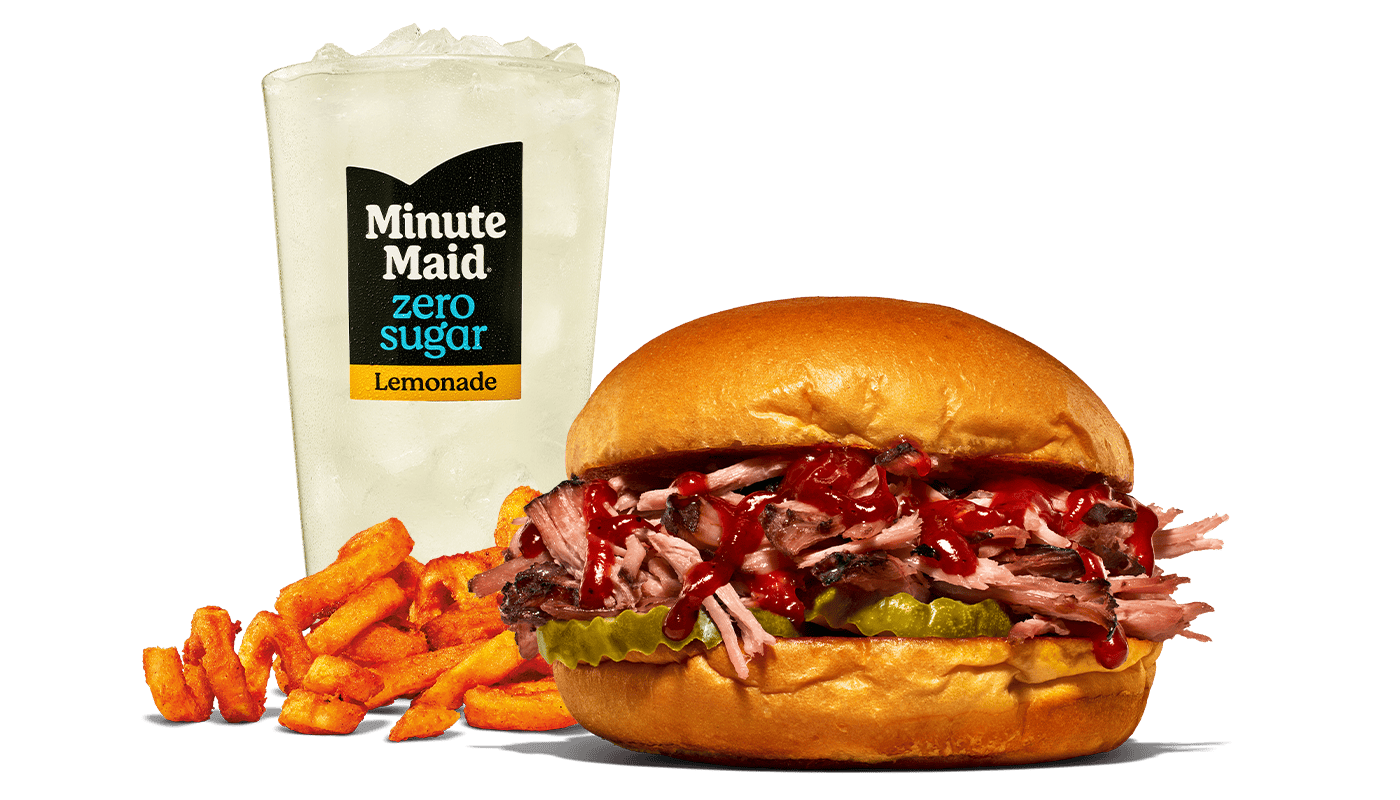 Quarter Pound Pulled Pork Sandwich from Papa John's Pizza - First St in Livermore, CA