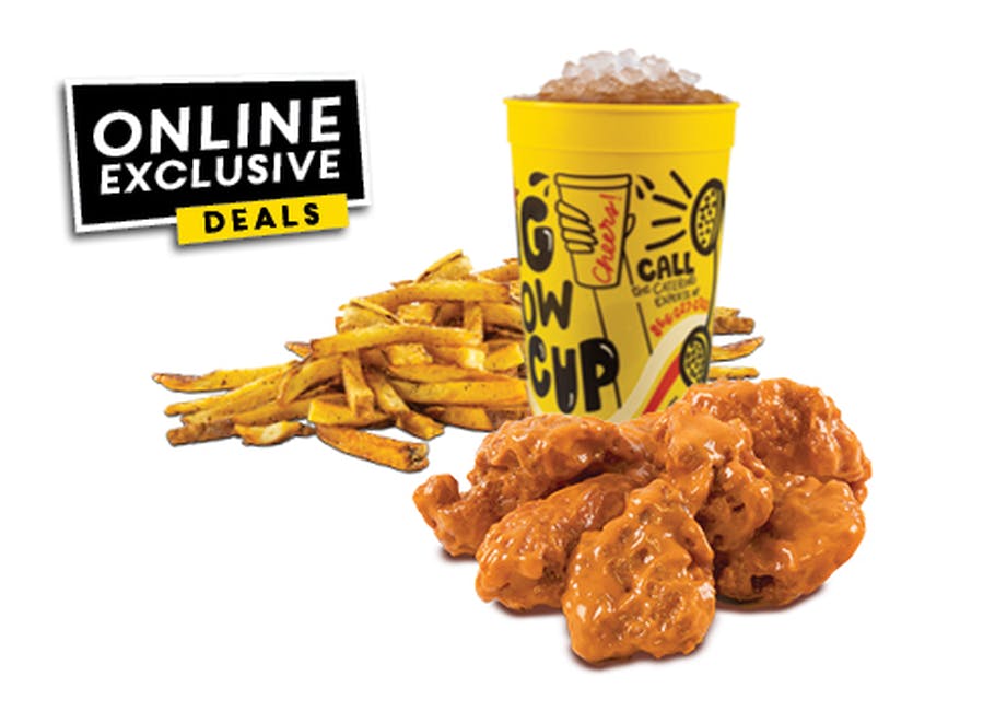 6pc Boneless Wing Combo from Dickey's Barbecue Pit: Dallas Wycliff Ave (TX-0146) in Dallas, TX