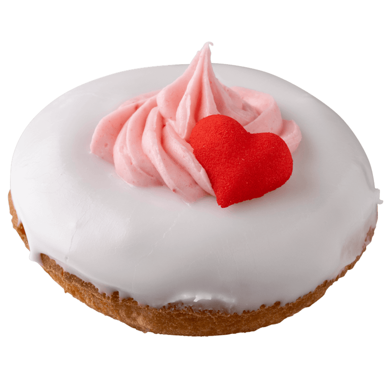 Cupid's Strawberry Cream from Duck Donuts - Las Vegas Blvd S in Las Vegas, NV