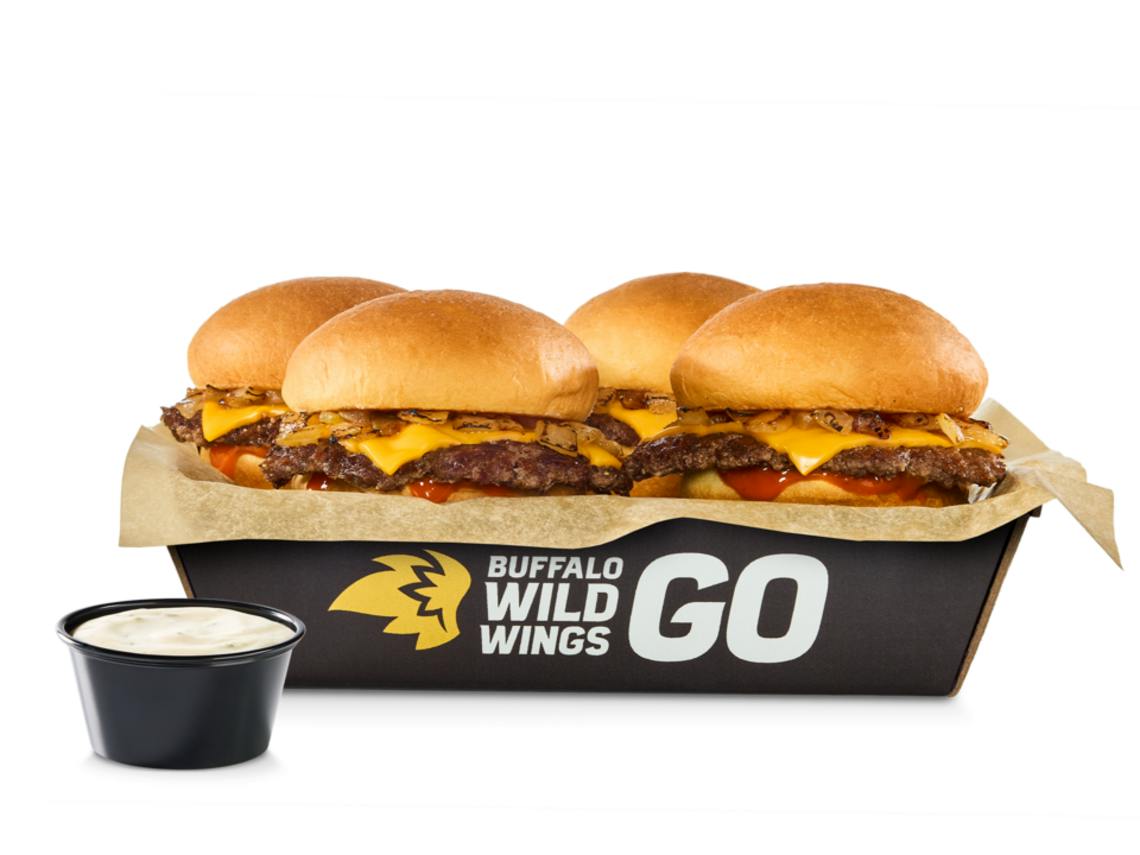 King's Hawaiian? Cheeseburger Sliders from Buffalo Wild Wings - Broadhollow Rd in Farmingdale, NY