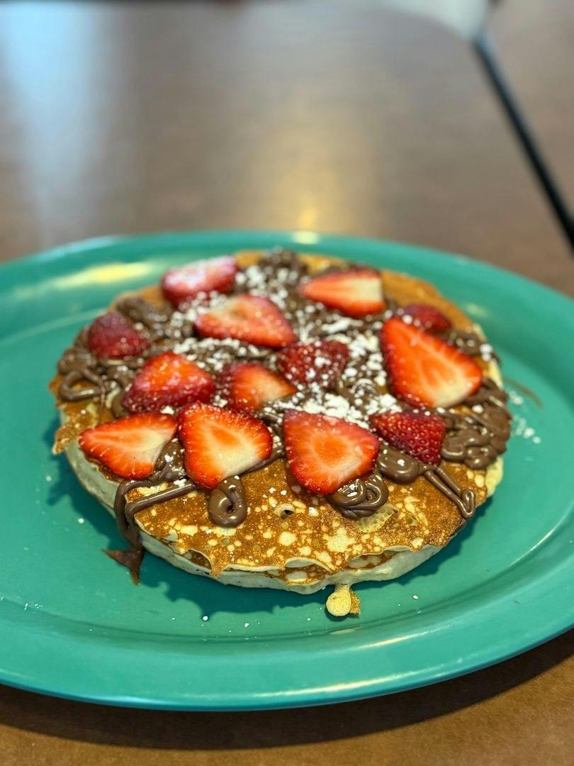 Nutella Pancakes from Silly Serrano Mexican Restaurant in Eau Claire, WI