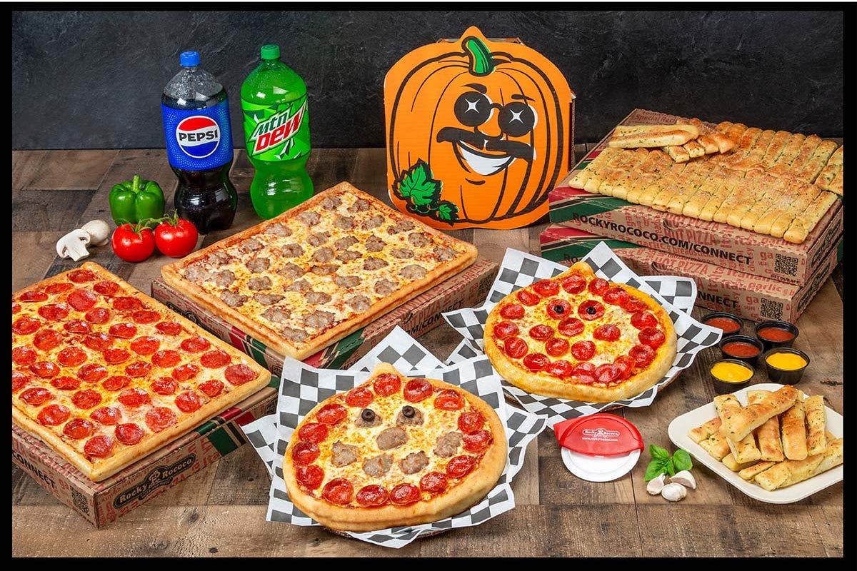 Halloween Party for 20-25 - Pumpkin Pizza from Rocky Rococo - Madison Beltline Hwy in Madison, WI