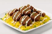 Falafel Over Rice from HalalFlame - N Broad St in Meriden, CT